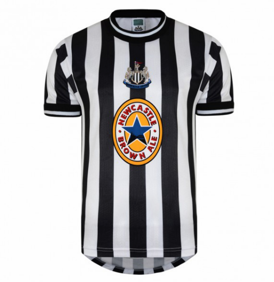 97-99 Newcastle Retro Home Kit Soccer Jersey